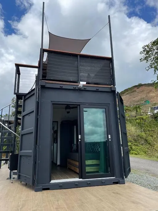 Ferrous Paradise - Tiny Container Home In Adjuntas Nyaraló